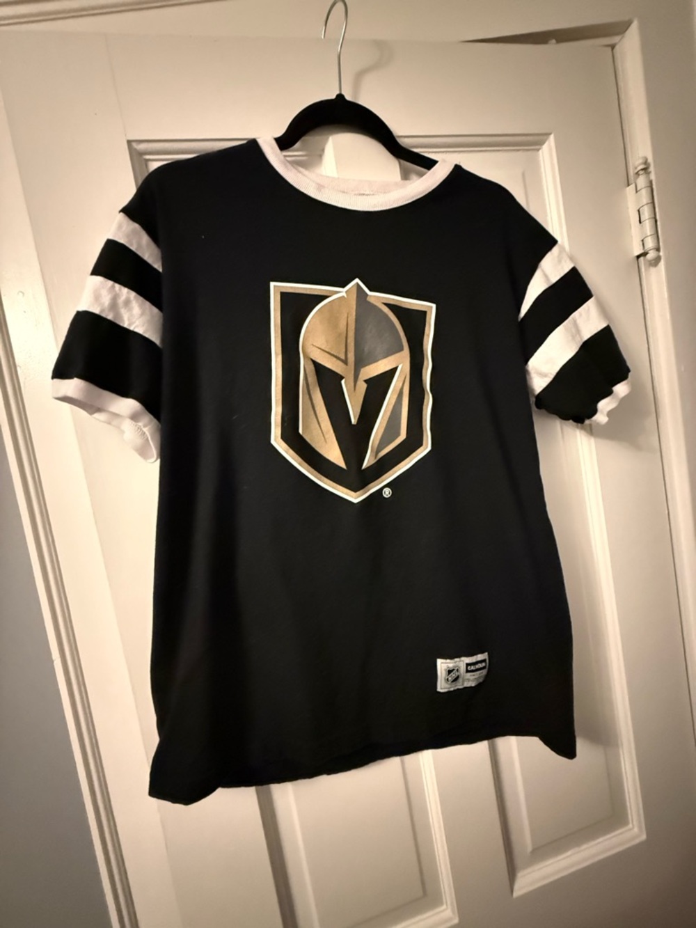 NHL Vegas Golden Knights Ringer Tee by Calhoun Sportswear